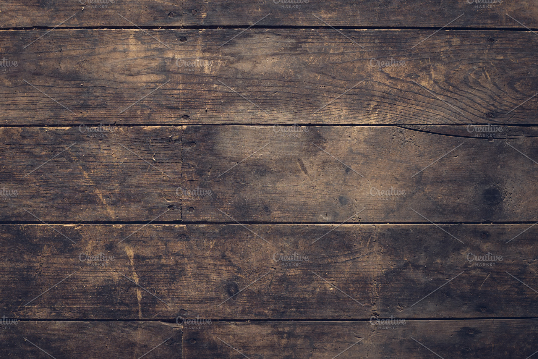 Damaged wood plank flooring featuring abstract, aged, and backdrop, an Abstract Photo by ClubhouseArts