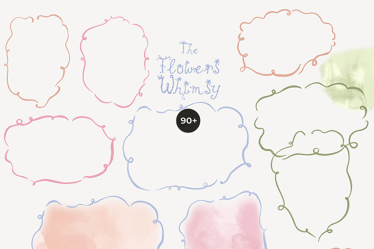 Hand-Painted Pastel Floral Whimsy, a Decorative Illustration by Lana Elanor (Photo 13 of 16)