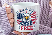 Land of the Free, 4th of July PNG, a Seasonal Illustration by Rose Art (Thumbnail 6 of 7)