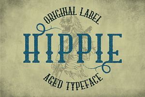 Hippie Modern Label Typeface