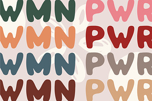 WMN Power Spring Playful Font