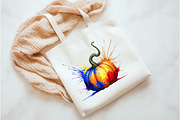 Watercolor Pumpkin Design, an Illustration by Watercolor design (Thumbnail 3 of 3)