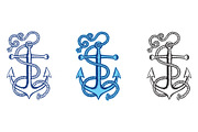 Steering wheel , Anchor, Wind rose, an Object Graphic by Bakhtiozin art graphic (Thumbnail 3 of 4)