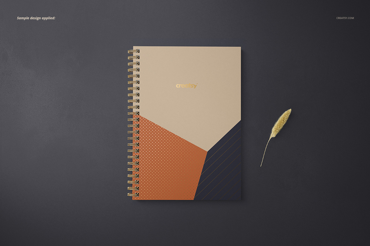 A5 Spiral Notebook Mockup Set, a Stationery Template by creatsy5 (Photo 3 of 12)