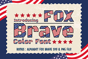 Fox Brave Color Font