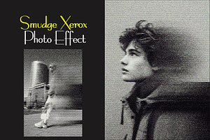 Smudge Xerox Photo Effect, an Action Add-On by 3d_model_tifotizi
