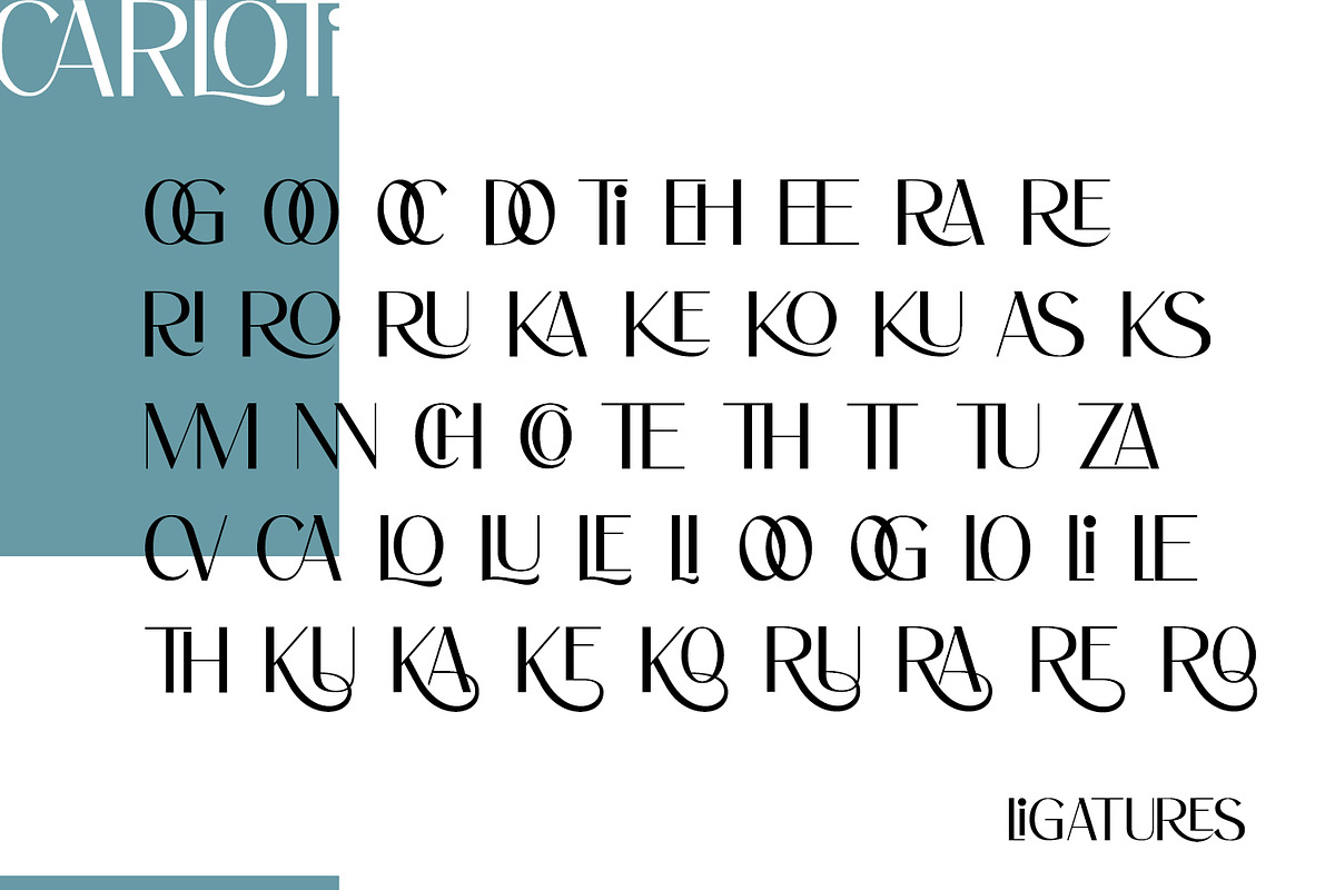 Carloti, a Sans Serif Font by din-studio.com (Photo 10 of 10)
