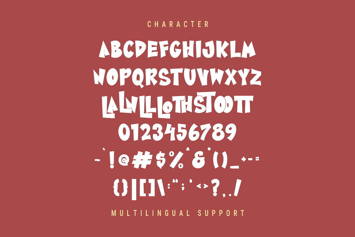 Lotterdo Comic Display Font, a Sans Serif Font by Maulana Creative (Photo 6 of 7)