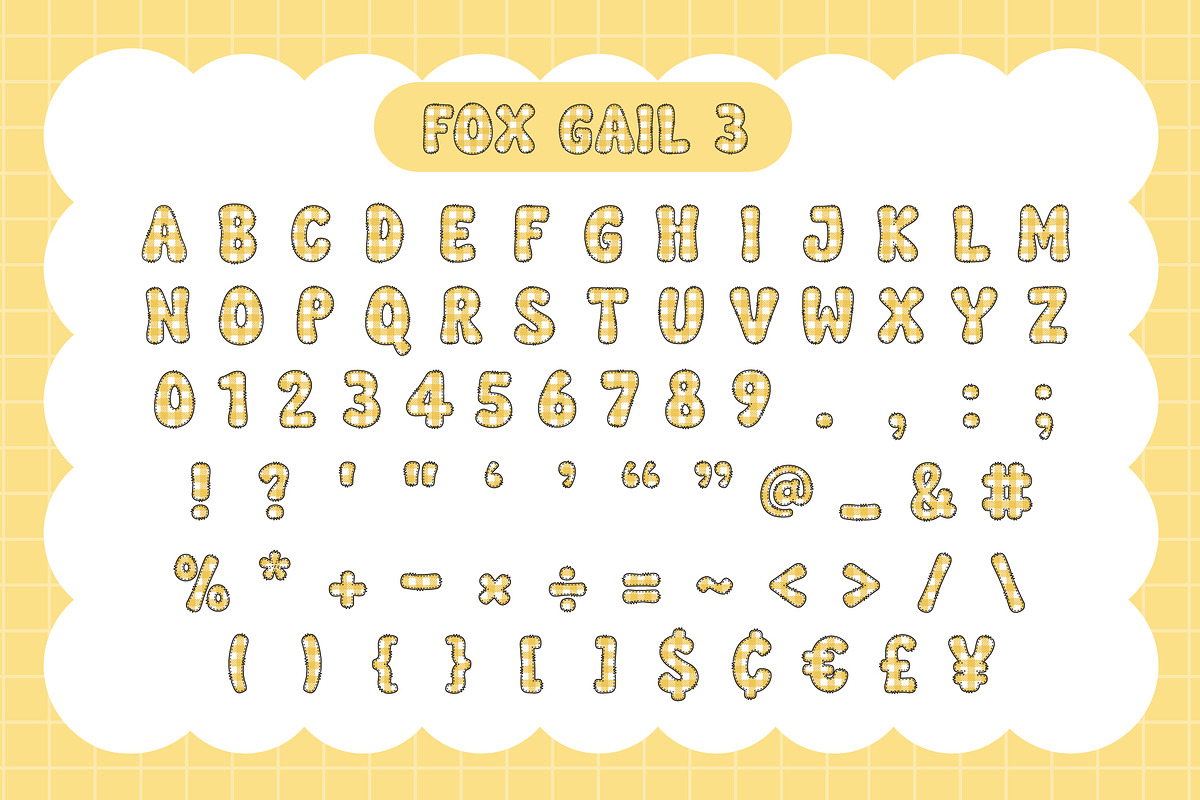 Fox Gail: 4 Color Font Style, a Symbol Font by Fox7 By Rattana (Photo 8 of 11)