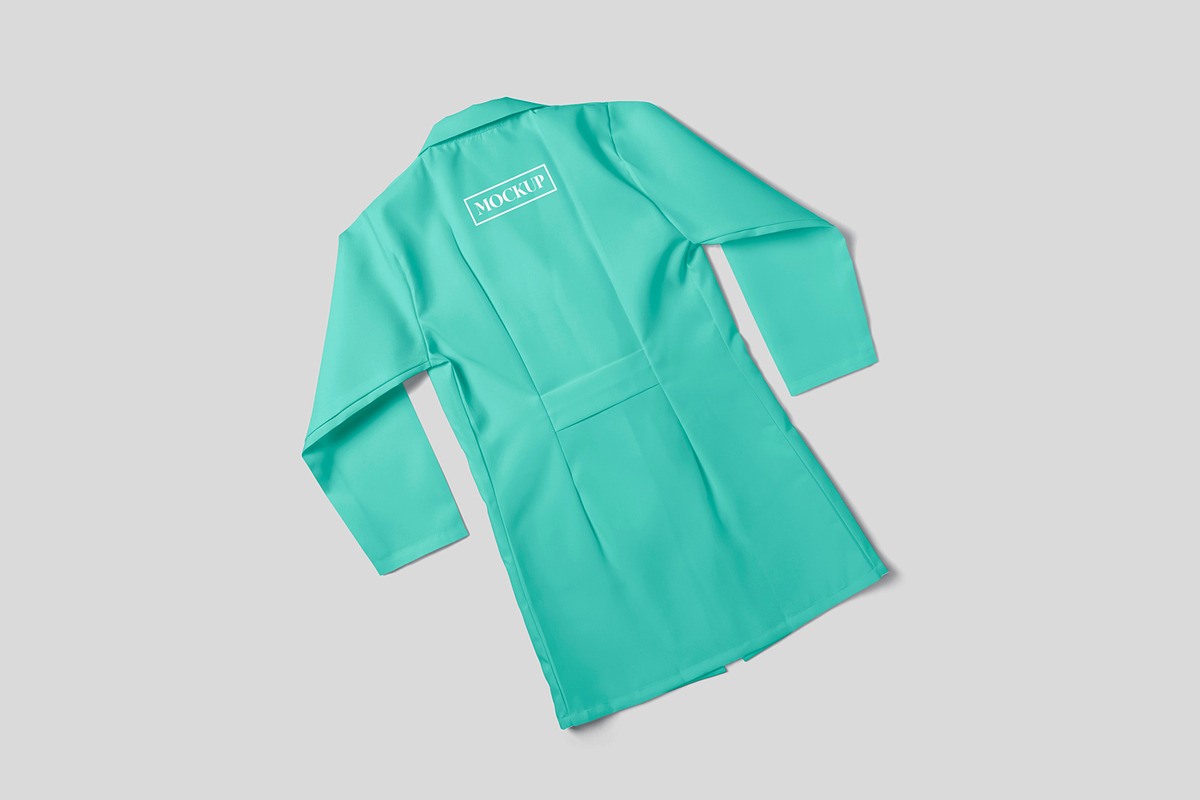 Female Lab Coat Mockups, an Apparel Mockup by GfxFoundry (Photo 4 of 8)