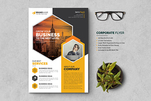 Corporate Business Flyer Template, a Flyer Template by GraphicsBurg