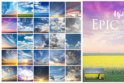 SALE! EPIC Skies Cloud Overlays, an Action Add-On by Uplift Actions (Thumbnail 9 of 10)