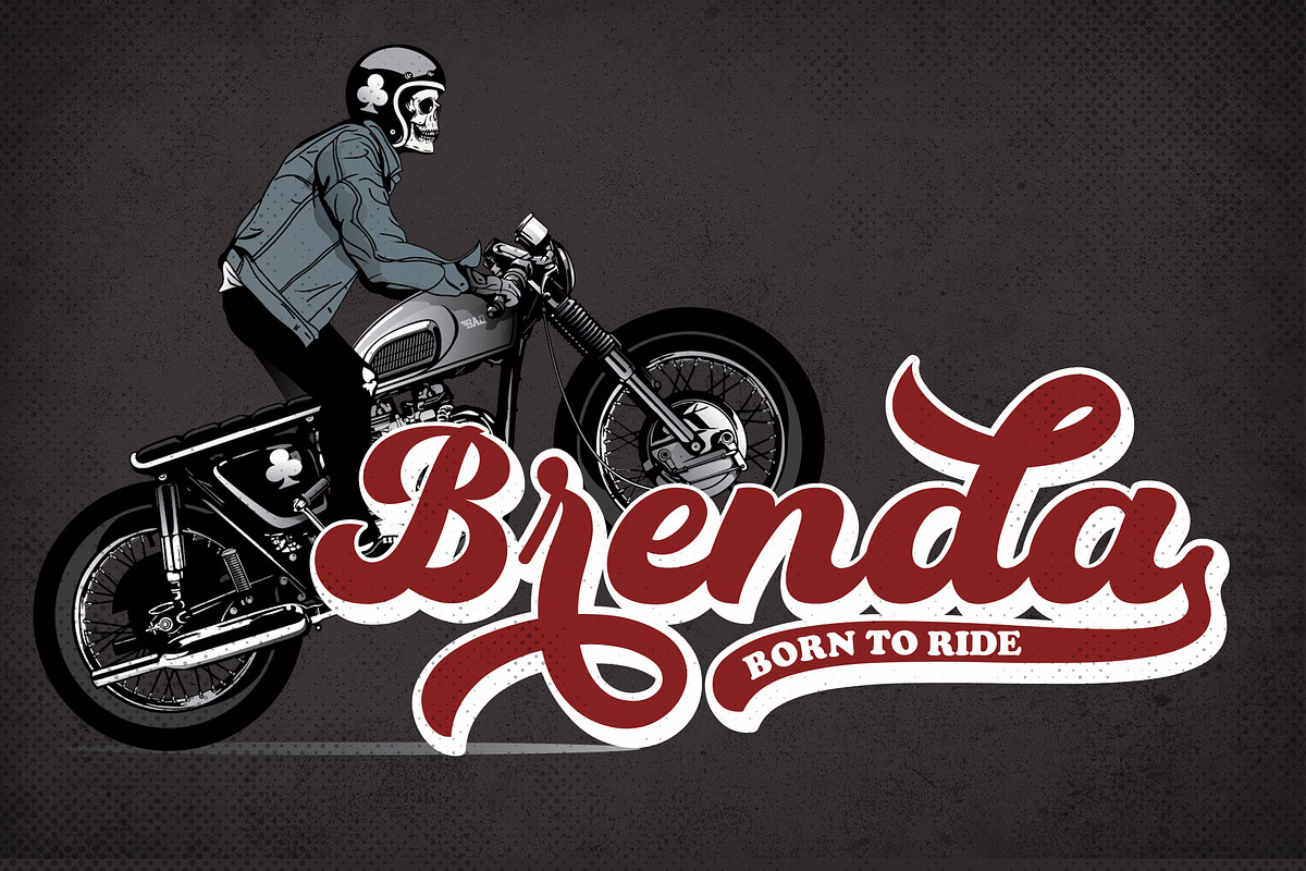 Hustony - Retro Bold Script, a Script Font by MJB Letters (Photo 5 of 10)