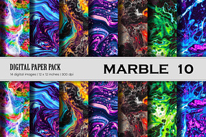 Marble Background 10. Digital Paper., a Texture Graphic by KENO Mascots