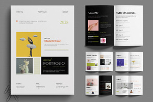 Clean and Modern Portfolio Showcase, a Brochure Template by MightyDesign