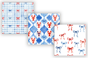 Coquette Coastal Summer Pattern, a Pattern Graphic by FloridPrintables (Thumbnail 3 of 9)