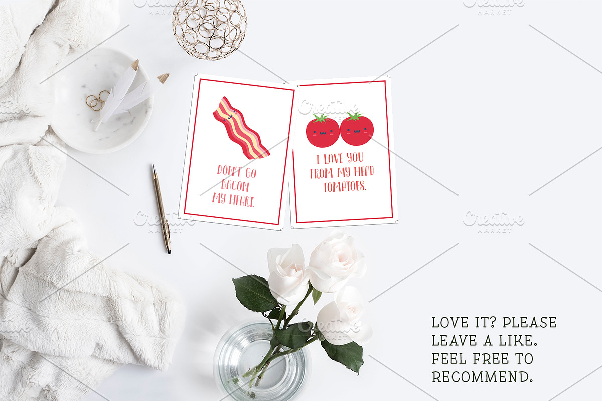 12 Valentine's Day Greeting Cards, a Card Template by Cyrah's Collection (Photo 2 of 5)