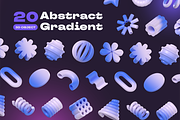 Abstract Gradient 3D, an Object 3D Model by kerismaker (Thumbnail 7 of 8)