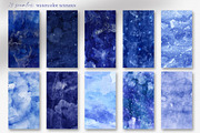 Blue Seamless Watercolor Textures, a Texture Graphic by CatJello Graphics (Thumbnail 3 of 24)