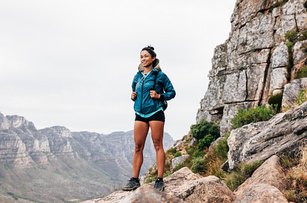 Young female hiker with backpack, a Sports & Recreation Photo by Artem Varnitsin