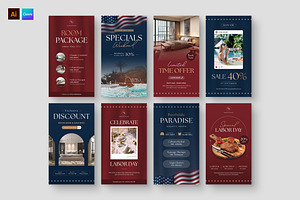 American Social Media Templates, a Social Media Template by BrandPacks