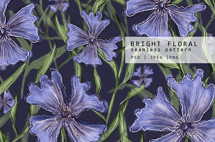Bright Floral seamless pattern, a Pattern Graphic by Vera_Yakovleva