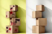 Mailer Box Mockup Set, a Packaging Mockup by Mego-studio (Thumbnail 9 of 10)