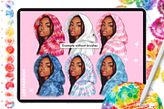 Procreate Tie Dye Textures brushes, a Brush Add-On by Revabrush (Thumbnail 6 of 11)