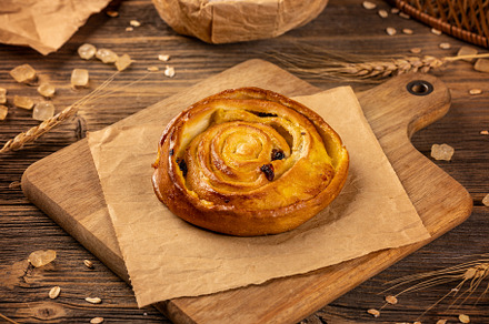 Vanilla sweet bun, a Background Photo by Grafvision photography