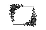 Floral Decorative Frame Vector Bundl, an Illustration by musafir_fashion (Thumbnail 39 of 51)