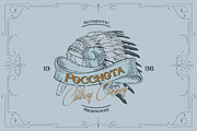 Bullhawk for Logo & Vintage Branding, a Serif Font by ilhamtaro (Thumbnail 8 of 19)