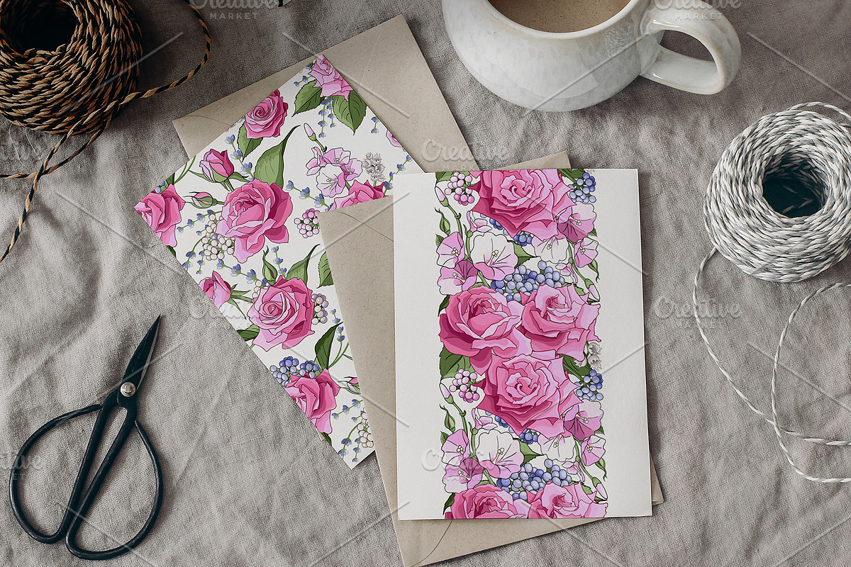 Flowers. Vector set, a Pattern Graphic by Sam2211 (Photo 8 of 13)