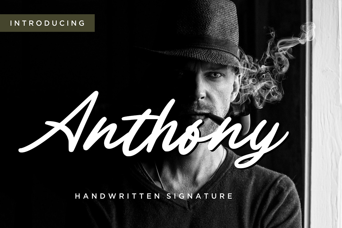 Anthony Signature Business Font