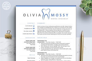 Hygienist Dental Dentist Resume CV