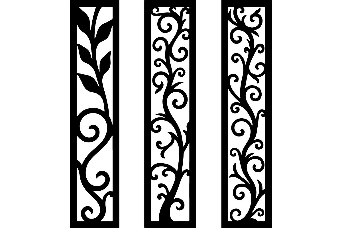 Laser Cut Floral Panels Bundle, an Object Graphic by jahid234 (Photo 5 of 5)