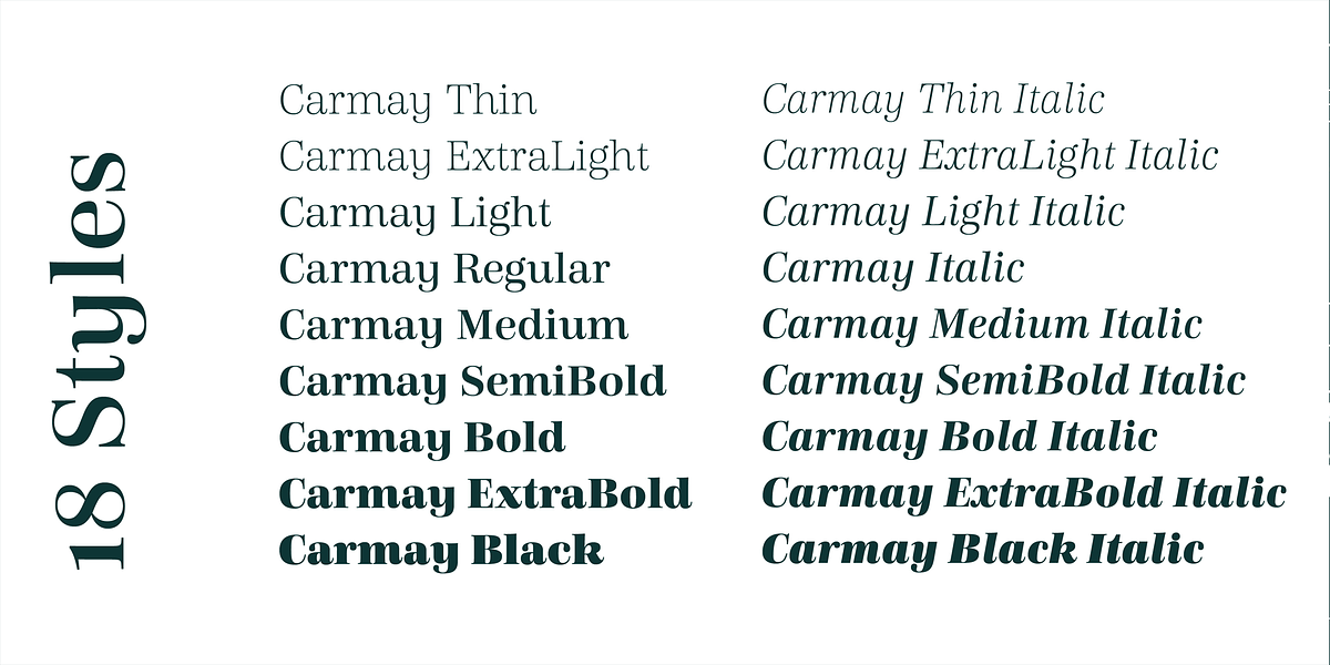 Carmay, a Serif Font by Hoftype (Photo 6 of 15)