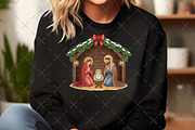 Nativity Scene Christmas Png, an Illustration by Craft Nest (Thumbnail 3 of 6)