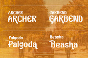 Blue Radio - Vintage Display Font, a Handwritten Font by Ekahermawan (Thumbnail 8 of 13)