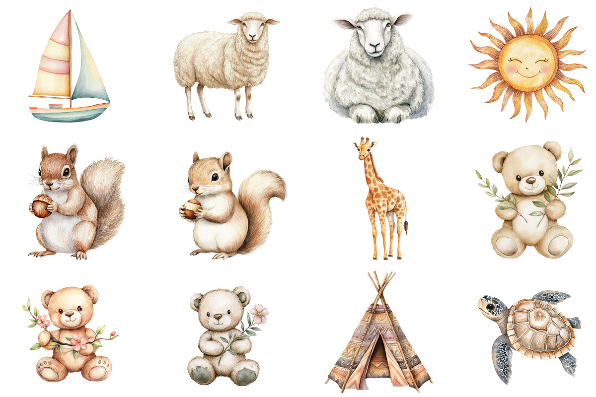 Neutral Boho Baby Shower Doodle, an Illustration by CitraGraphics (Photo 4 of 5)