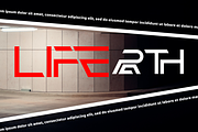 Rococo Across - Futuristic Font, a Sans Serif Font by 177Studio (Thumbnail 5 of 8)