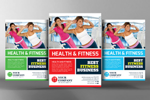 20 Health & Fitness Flyers Bundle