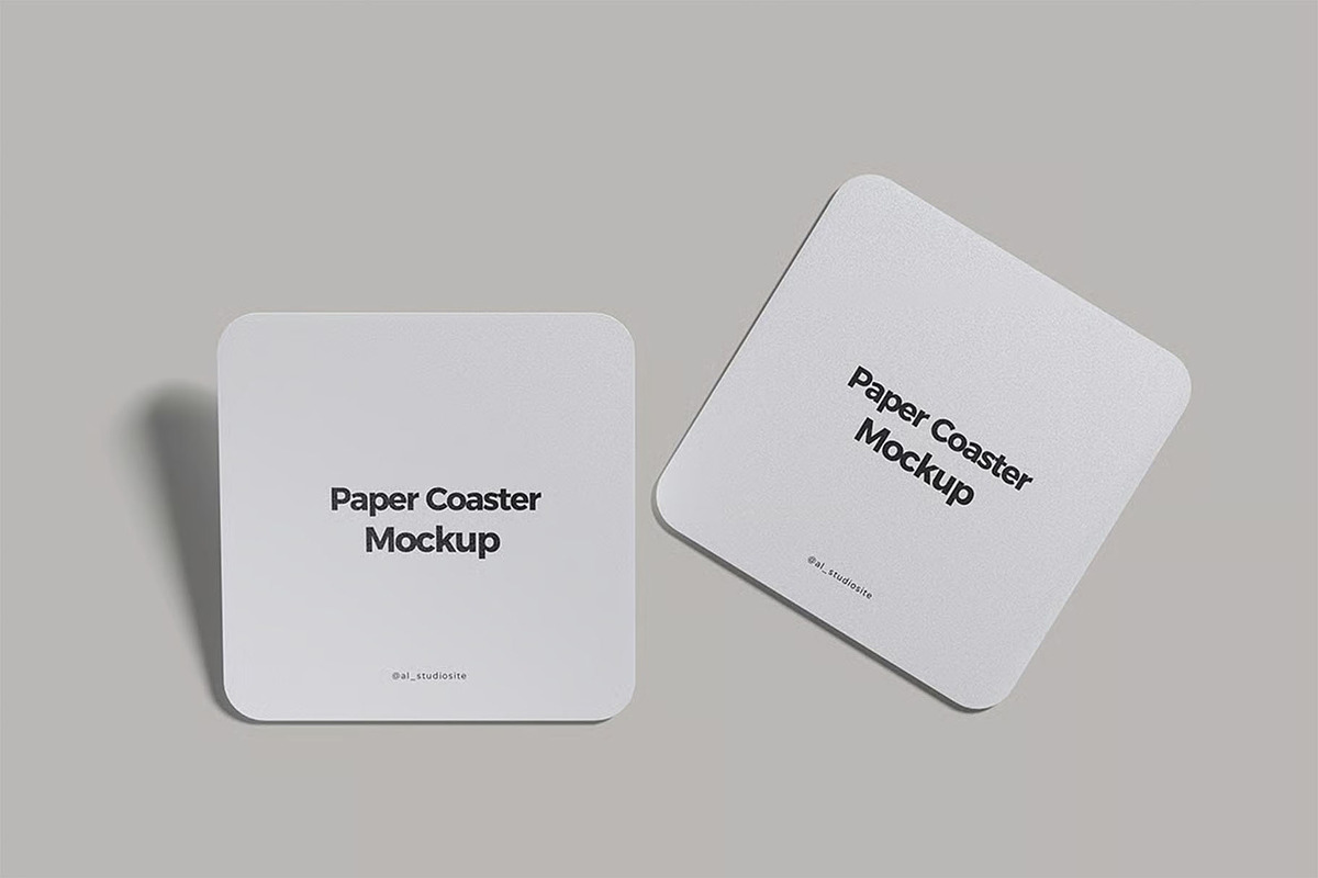 Paper Coaster Mockup, an Advertising Mockup by zpackcreative (Photo 3 of 4)