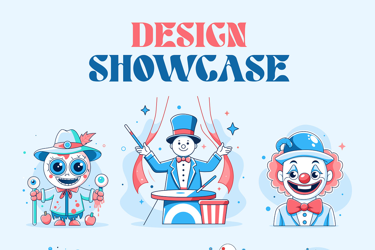 Circus Performer Illustrations, a Person Illustration by Creative Stall (Photo 5 of 8)