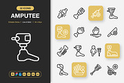 Amputee Icons, an Icon by Spacepixel Creative (Thumbnail 1 of 3)