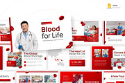 Blood Donation Campaign Google Slide, a Presentation Template by Loin Studio (Thumbnail 1 of 4)