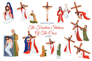The Fourteen Stations Of The Cross