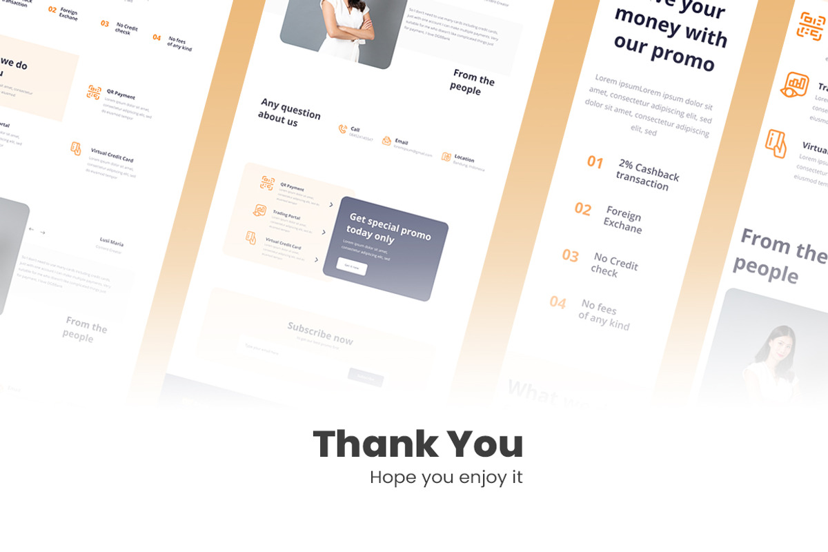 Fintech Web Design, a Wireframe Template by INSPR STD (Photo 6 of 6)