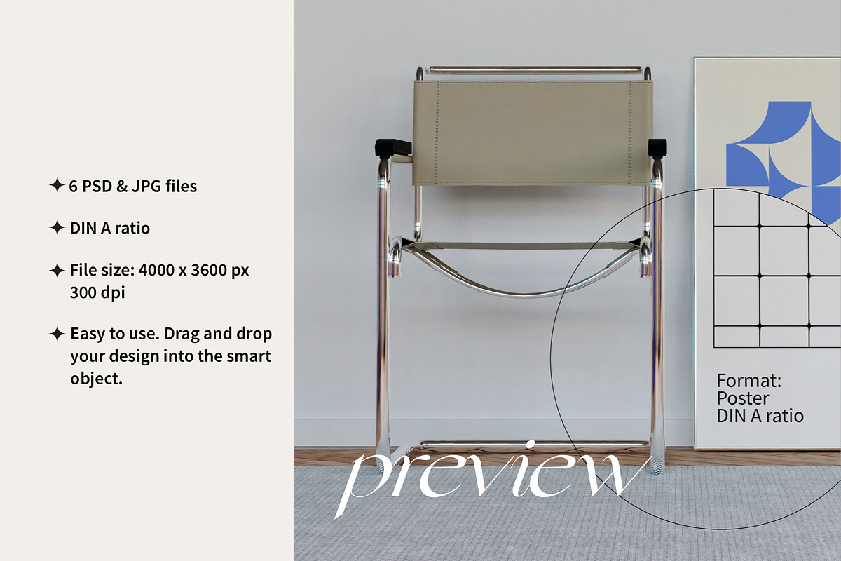 Frame Mockup Set BRAM, a Household Mockup by Bonumo (Photo 3 of 13)