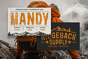 Inkdust - Distressed Vintage Sans, a Sans Serif Font by Typia Nesia (Thumbnail 3 of 9)