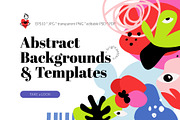 Abstract Backgrounds & Templates, a Social Media Template by svetlana.belaia (Thumbnail 1 of 7)
